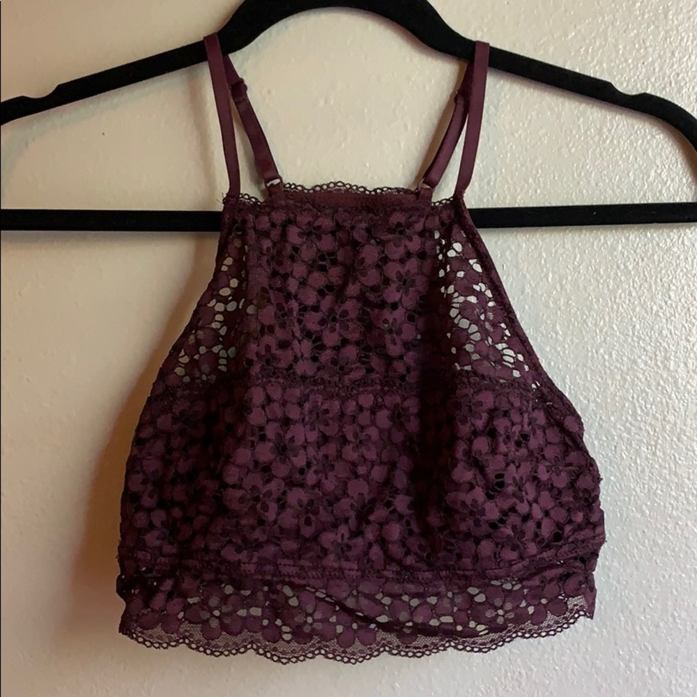 High neckline bralette